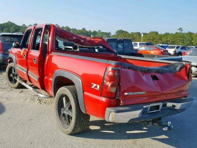 2GCEK13T161184325 - 2006 CHEVROLET SILVERADO RED photo 3