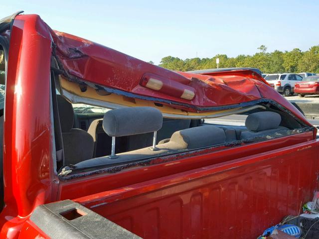 2GCEK13T161184325 - 2006 CHEVROLET SILVERADO RED photo 9