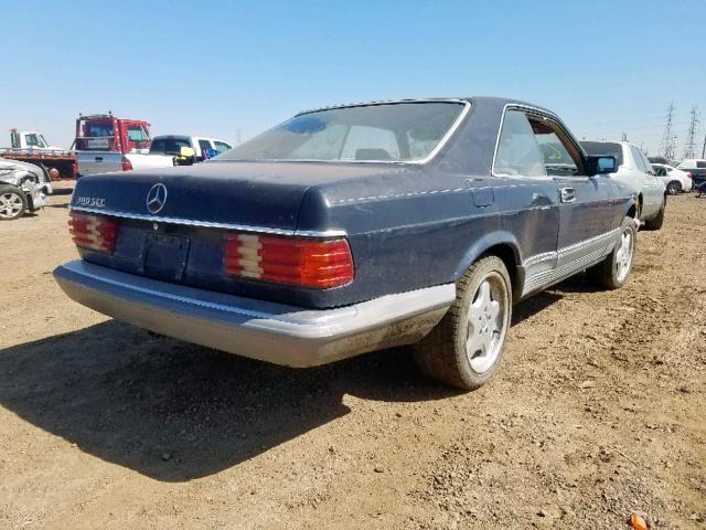 WDBCA43A8DB004263 - 1983 MERCEDES-BENZ 380 SEC BLUE photo 4