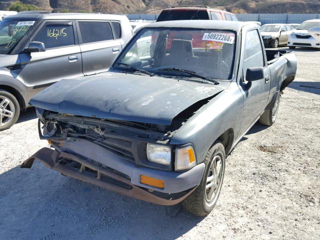 4TARN81A4PZ133702 - 1993 TOYOTA PICKUP 1/2 GREEN photo 2