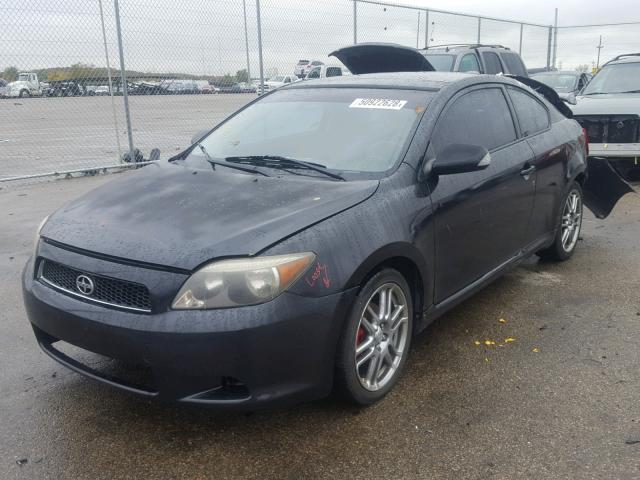 JTKDE177250010749 - 2005 TOYOTA SCION TC 黑色 照片 2