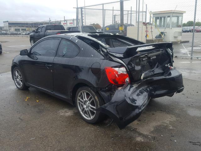 JTKDE177250010749 - 2005 TOYOTA SCION TC 黑色 照片 3