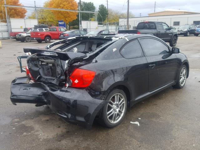 JTKDE177250010749 - 2005 TOYOTA SCION TC 黑色 照片 4