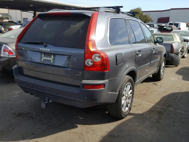 YV1CZ911151141167 - 2005 VOLVO XC90 T6 CHARCOAL photo 4