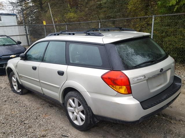 4S4BP61CX77342701 - 2007 SUBARU LEGACY OUT GOLD photo 3