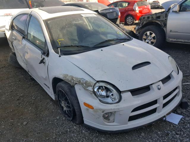 1B3AS66S25D221255 - 2005 DODGE NEON SRT-4 WHITE photo 1