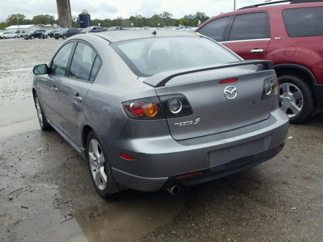 JM1BK323351245405 - 2005 MAZDA 3 S SILVER photo 3