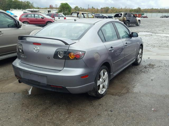 JM1BK323351245405 - 2005 MAZDA 3 S SILVER photo 4