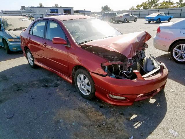 1NXBR32EX7Z870748 - 2007 TOYOTA COROLLA S RED photo 1