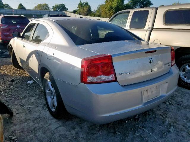 2B3KA33V69H540509 - 2009 DODGE CHARGER SX SILVER photo 3