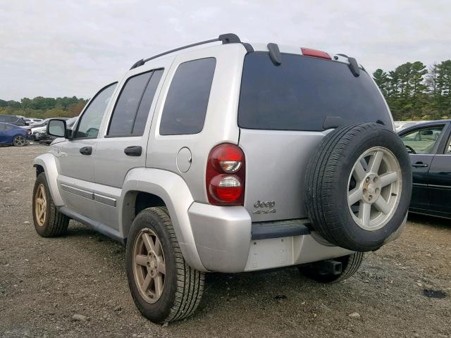 1J4GL58K56W124337 - 2006 JEEP LIBERTY LI SILVER photo 3