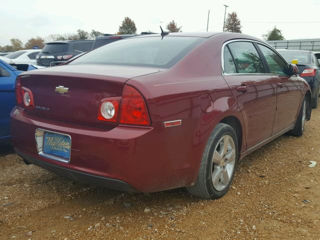 1G1ZD5EB6AF168185 - 2010 CHEVROLET MALIBU 2LT MAROON photo 4