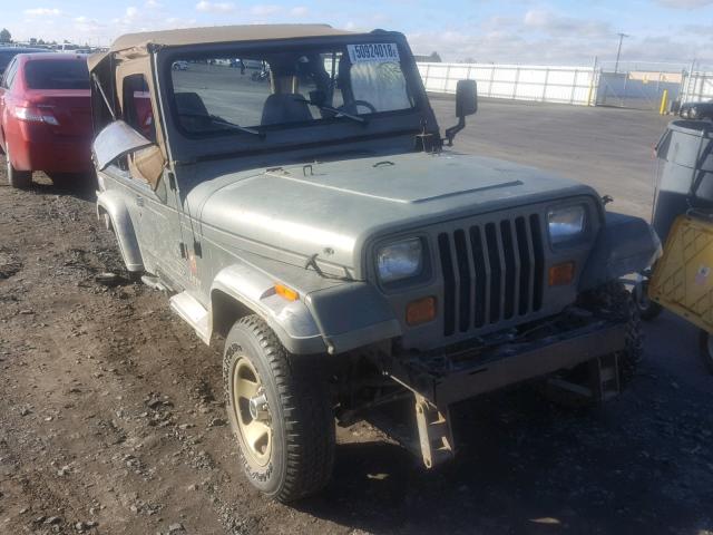 2J4FY49S4NJ511182 - 1992 JEEP WRANGLER / GREEN photo 1