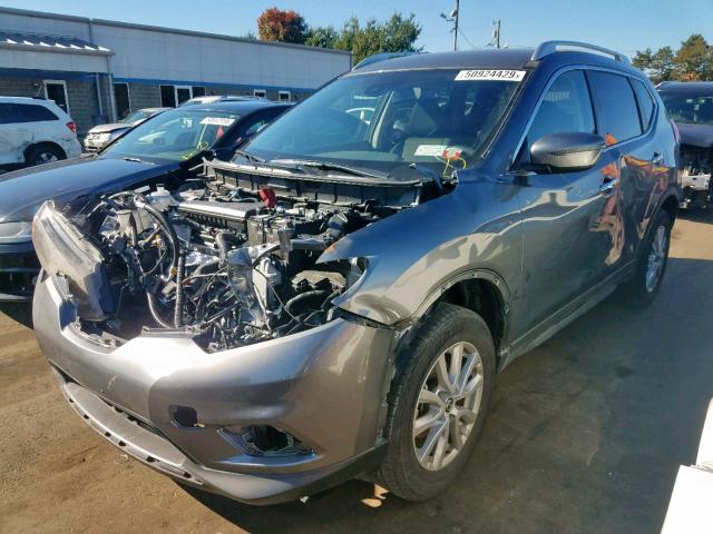 JN8AT2MVXKW377467 - 2019 NISSAN ROGUE S GRAY photo 2