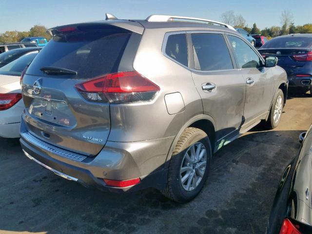 JN8AT2MVXKW377467 - 2019 NISSAN ROGUE S GRAY photo 4