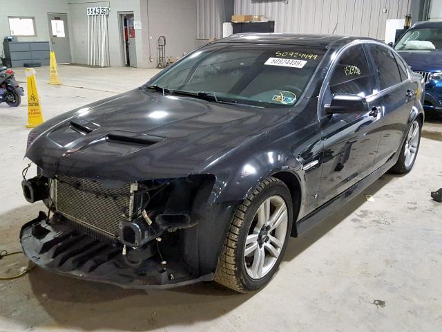 6G2ER57799L231056 - 2009 PONTIAC G8 BLACK photo 2