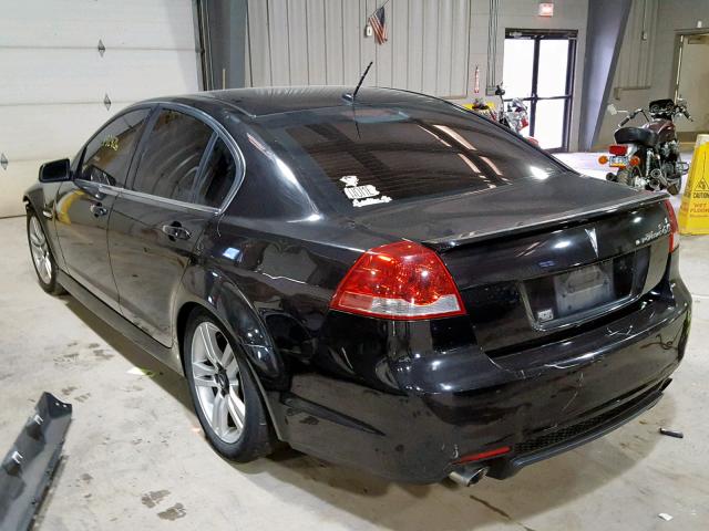 6G2ER57799L231056 - 2009 PONTIAC G8 BLACK photo 3