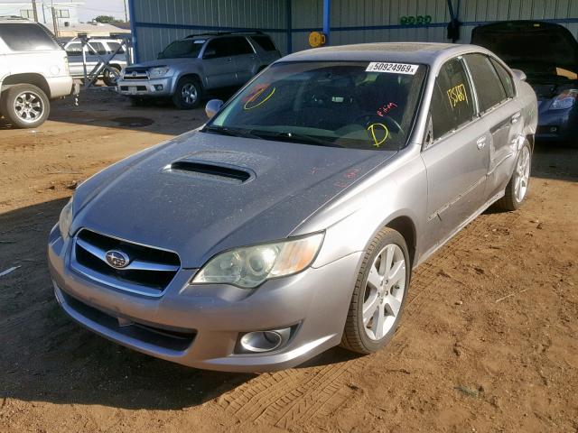 4S3BL676486217136 - 2008 SUBARU LEGACY GT SILVER photo 2