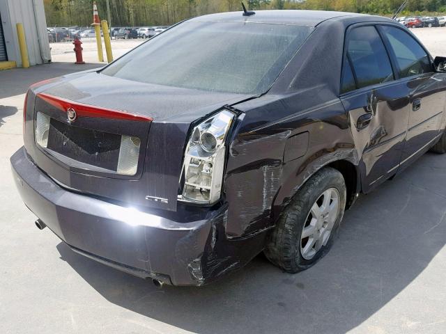 1G6DP577960163013 - 2006 CADILLAC CTS HI FEA MAROON photo 10