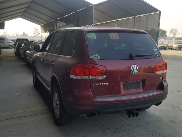 WVGZM77L55D078029 - 2005 VOLKSWAGEN TOUAREG 4. RED photo 3