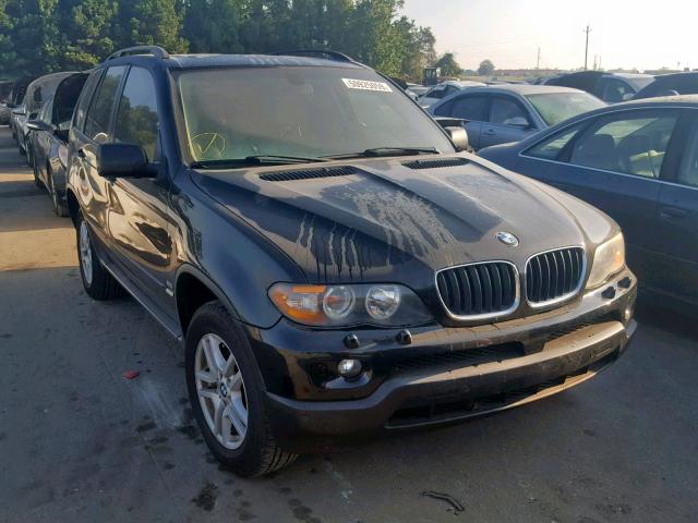 5UXFA13515LY08401 - 2005 BMW X5 3.0I BLACK photo 1