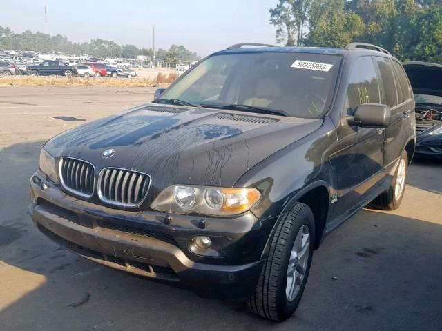 5UXFA13515LY08401 - 2005 BMW X5 3.0I BLACK photo 2