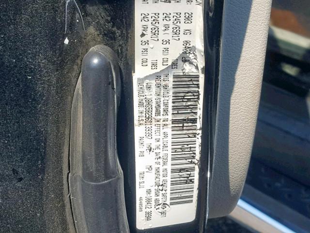 1J8HG58296C139397 - 2006 JEEP COMMANDER შავი ფოტო 10