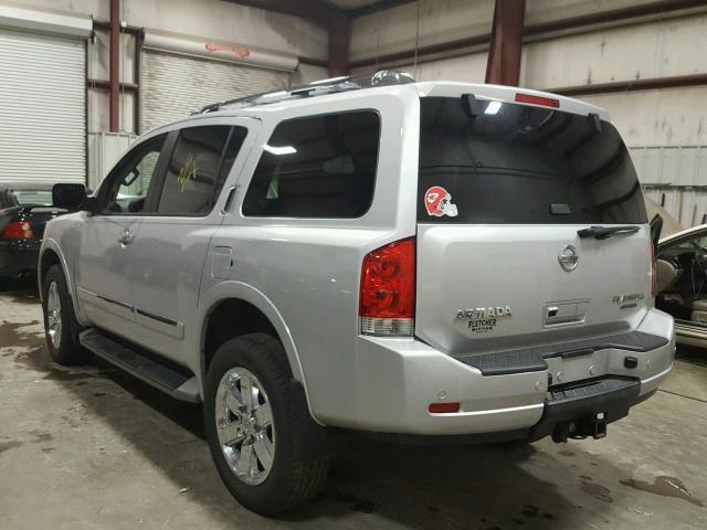 5N1BA0NC3DN602890 - 2013 NISSAN ARMADA SV SILVER photo 3