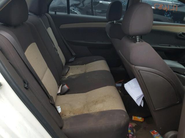 1G1ZH57B48F237595 - 2008 CHEVROLET MALIBU 1LT WHITE photo 6