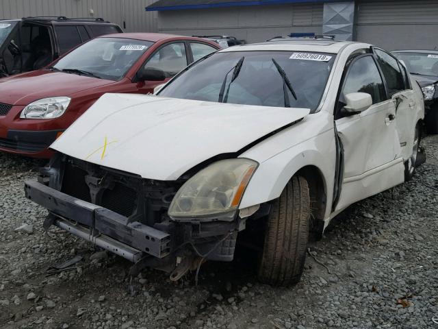 1N4BA41E65C858835 - 2005 NISSAN MAXIMA SE WHITE photo 2