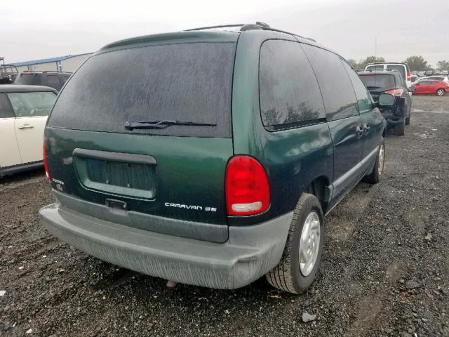 2B4GP4537WR713123 - 1998 DODGE CARAVAN SE GREEN photo 4