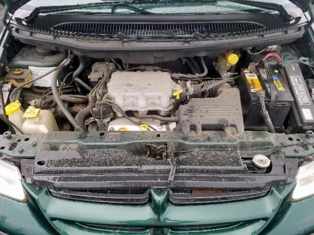 2B4GP4537WR713123 - 1998 DODGE CARAVAN SE GREEN photo 7