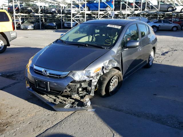 JHMZE2H31ES000196 - 2014 HONDA INSIGHT BLUE photo 2