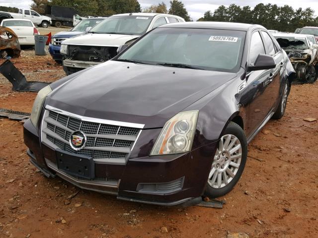 1G6DA5EG0A0113808 - 2010 CADILLAC CTS MAROON photo 2