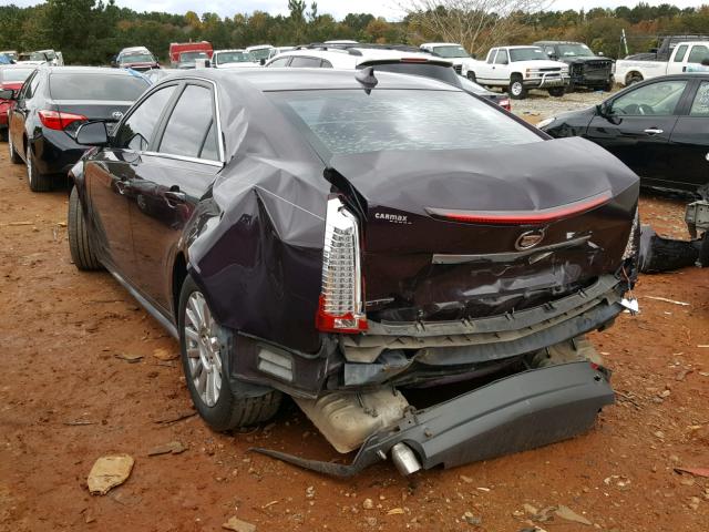 1G6DA5EG0A0113808 - 2010 CADILLAC CTS MAROON photo 3