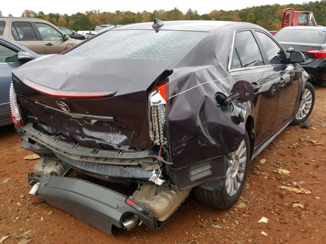 1G6DA5EG0A0113808 - 2010 CADILLAC CTS MAROON photo 4