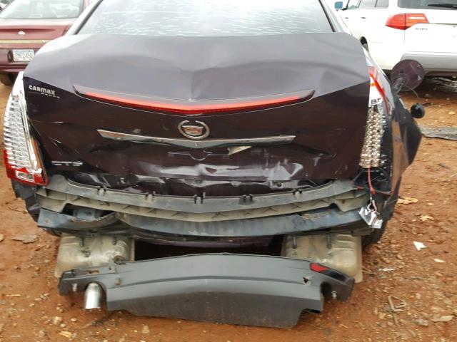 1G6DA5EG0A0113808 - 2010 CADILLAC CTS MAROON photo 9