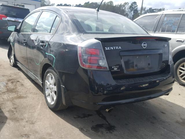 3N1AB6AP6AL659933 - 2010 NISSAN SENTRA 2.0 BLACK photo 3