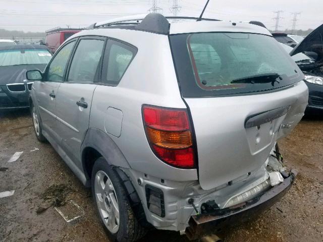 5Y2SL62854Z410204 - 2004 PONTIAC VIBE SILVER photo 3