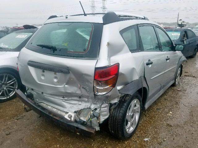 5Y2SL62854Z410204 - 2004 PONTIAC VIBE SILVER photo 4