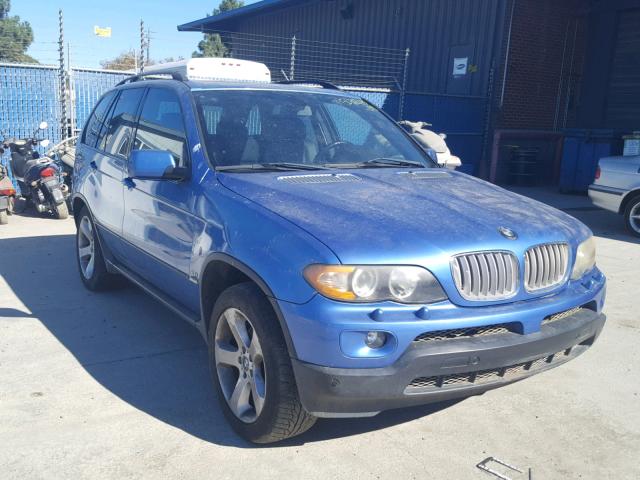 5UXFB53575LV15350 - 2005 BMW X5 4.4I BLUE photo 1