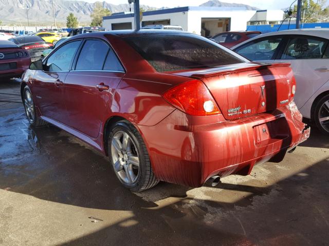 1G2ZM577894217608 - 2009 PONTIAC G6 GXP MAROON photo 3