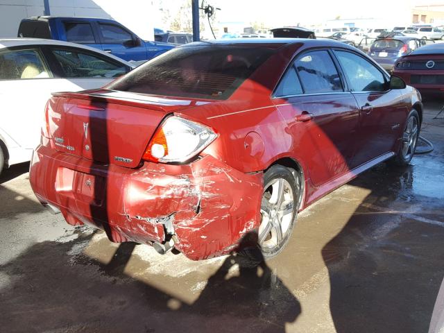 1G2ZM577894217608 - 2009 PONTIAC G6 GXP MAROON photo 4