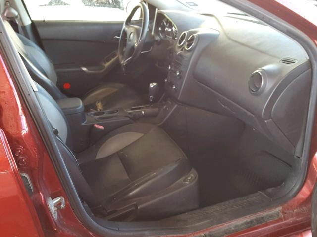 1G2ZM577894217608 - 2009 PONTIAC G6 GXP MAROON photo 5