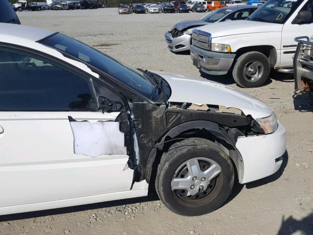 1G8AJ55F37Z198407 - 2007 SATURN ION LEVEL WHITE photo 9