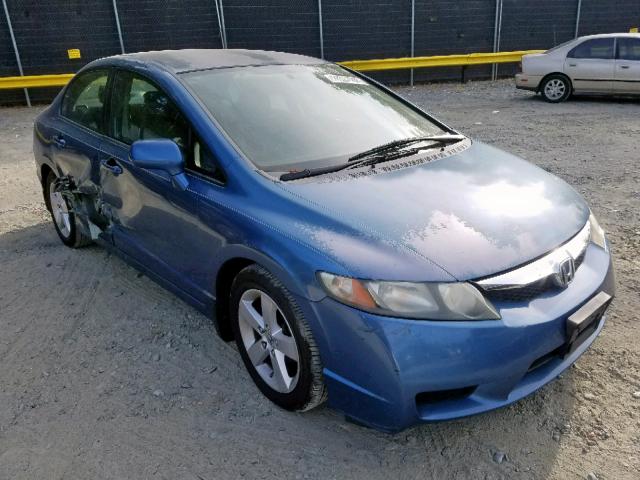 2HGFA16609H500338 - 2009 HONDA CIVIC LX-S Կապույտ լուսանկար 1