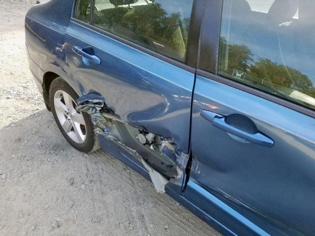 2HGFA16609H500338 - 2009 HONDA CIVIC LX-S Կապույտ լուսանկար 9