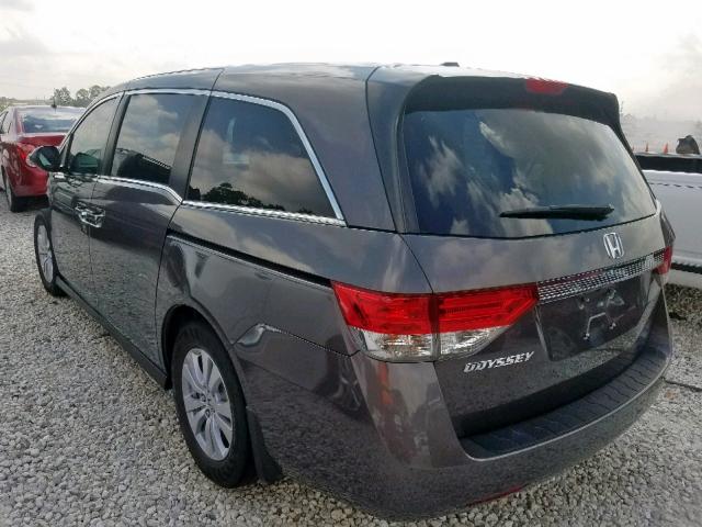 5FNRL5H66GB072515 - 2016 HONDA ODYSSEY EX GRAY photo 3