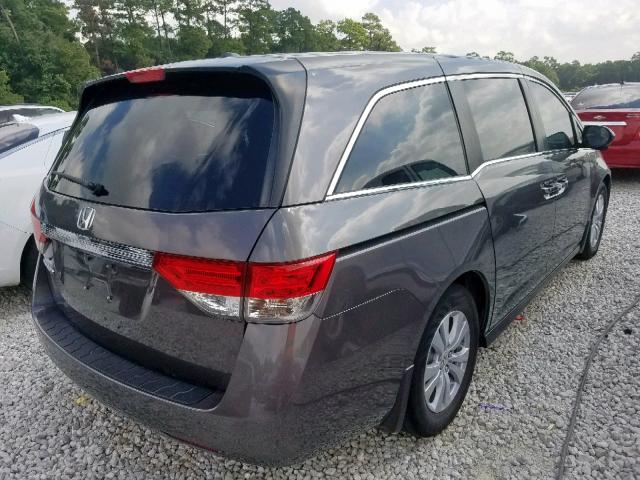 5FNRL5H66GB072515 - 2016 HONDA ODYSSEY EX GRAY photo 4