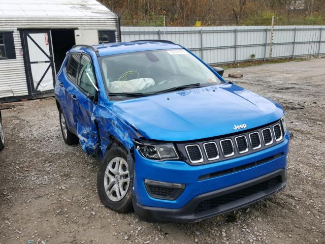3C4NJDAB2JT113513 - 2018 JEEP COMPASS SP ლურჯი ფოტო 1